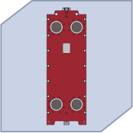 Теплообменник пластинчатый разборный GX-51N